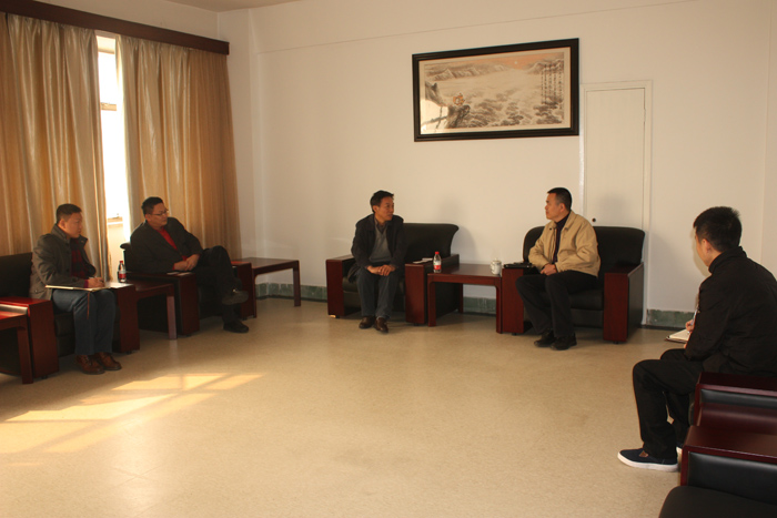 杭州市天水街道领导来院交流访问